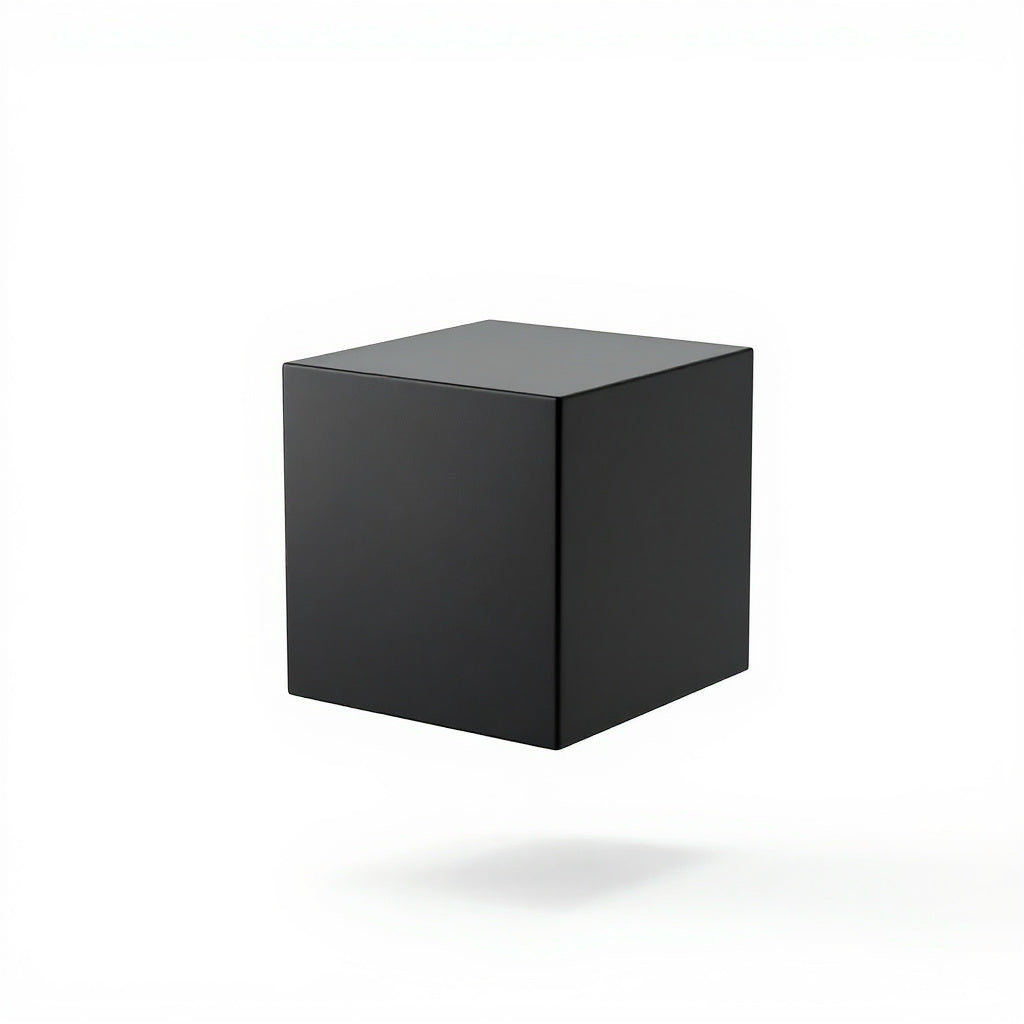 Angle view of Matte Black Table Lamp Minimalist Nightstand in a modern setting 3